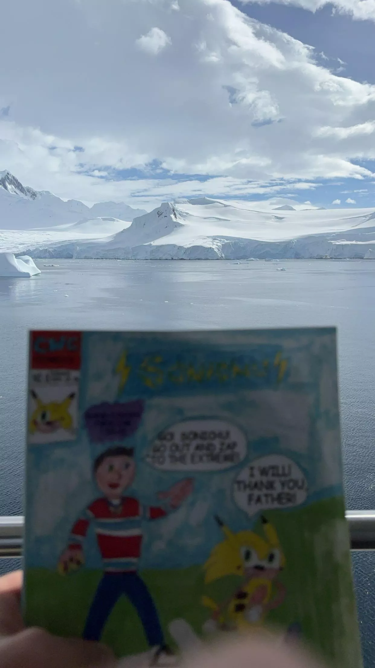 Sonichu in Antarctica 