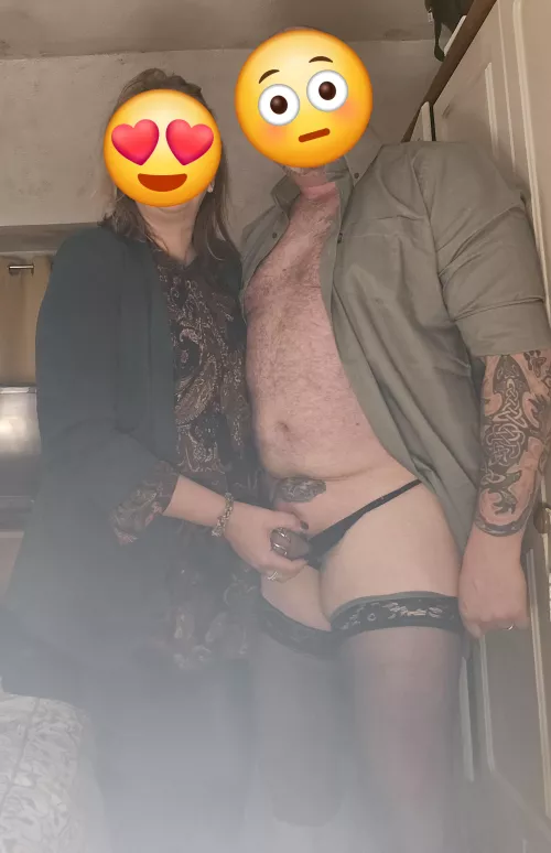 Sorry it's been so long, but we're back now, and only one of us us getting lucky tonight