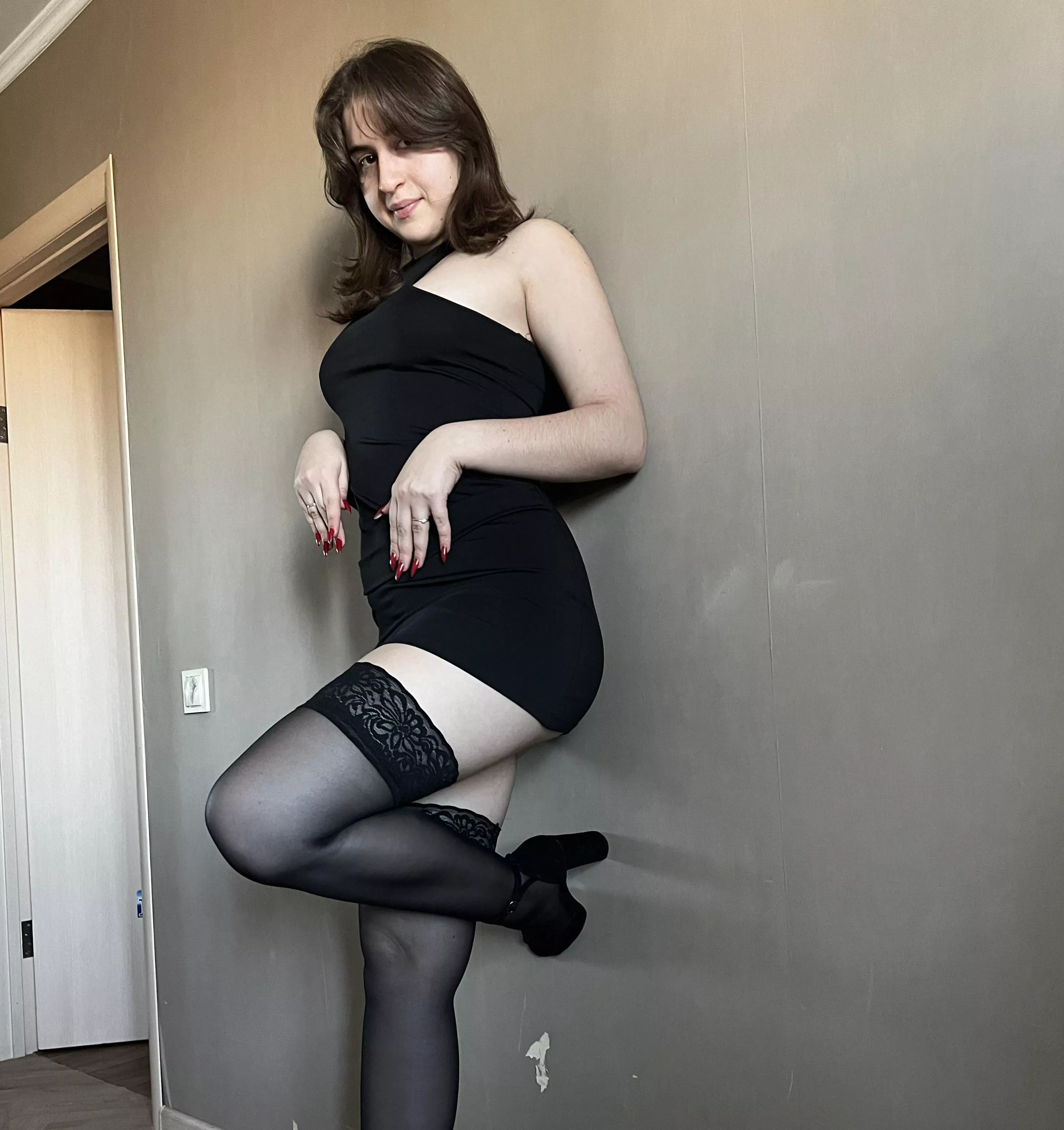 Stockings and heels are the best combination