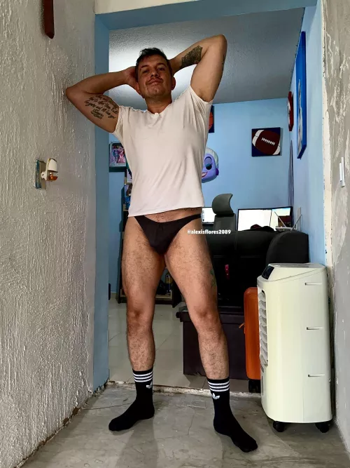 Super sweaty after gym 