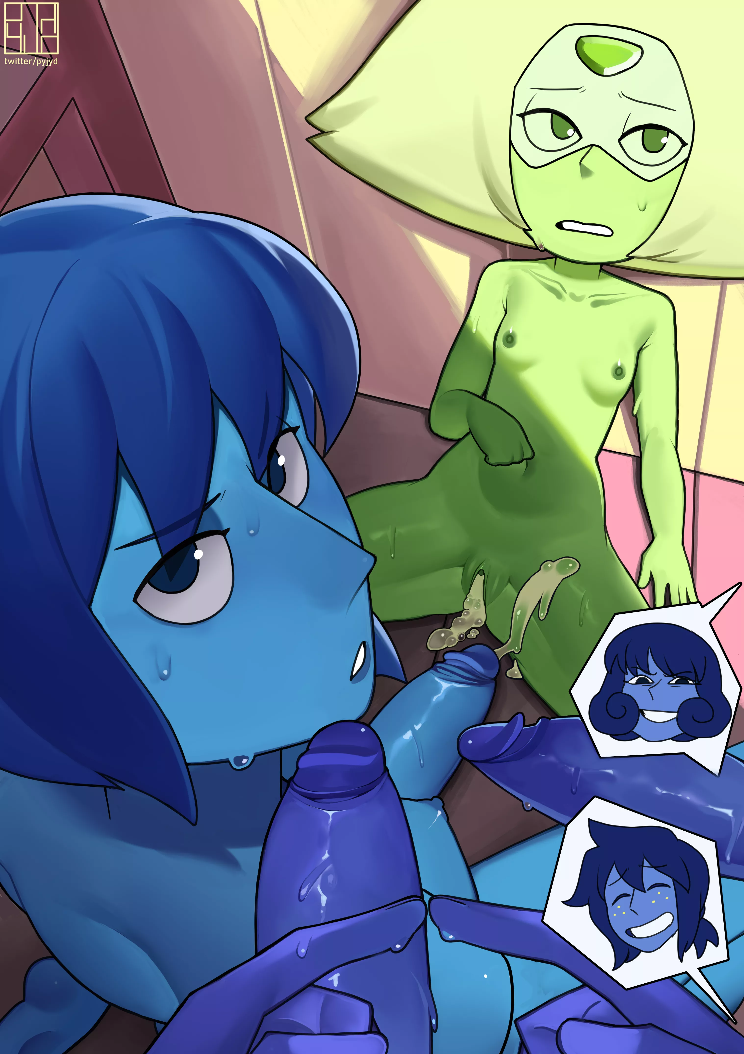 Taking turns. (@pyjyd)