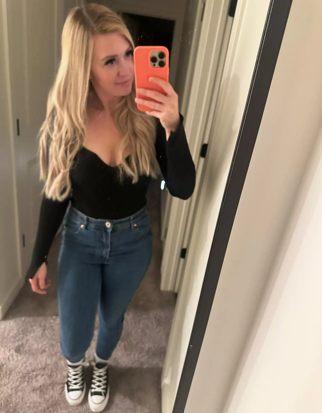 The blonde beauty next door