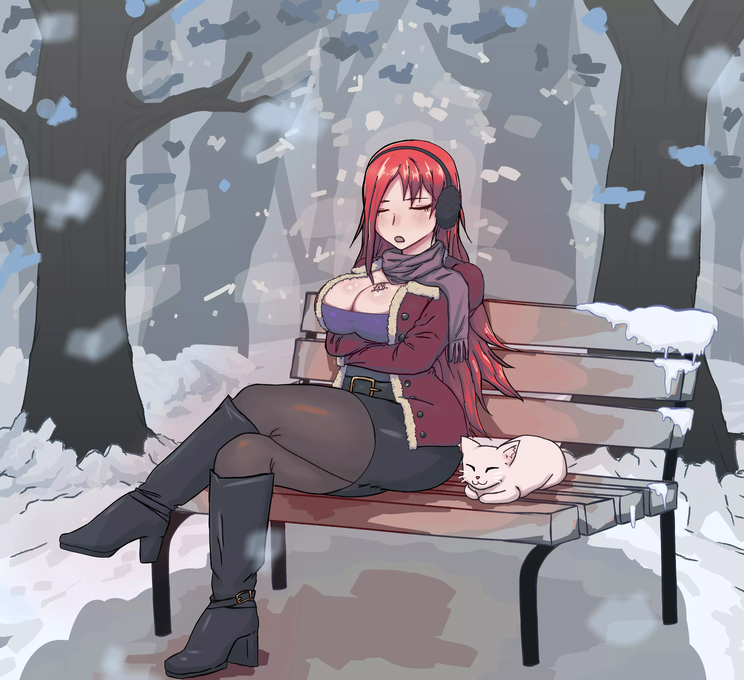 The Queen's unexpected companion, by FrenchFries/Fizz Man