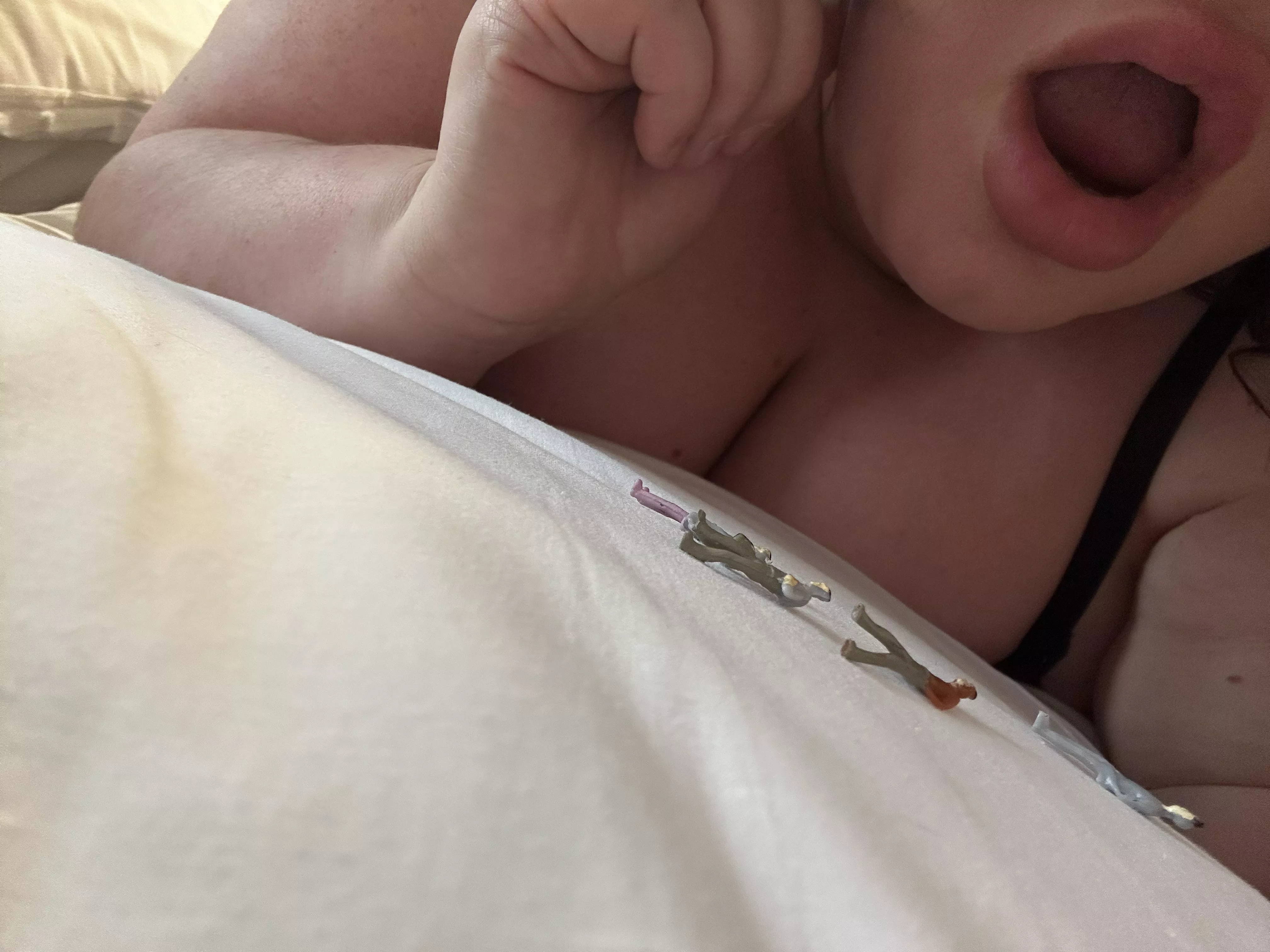 The Tiny's cant get away from my giant mouth! 