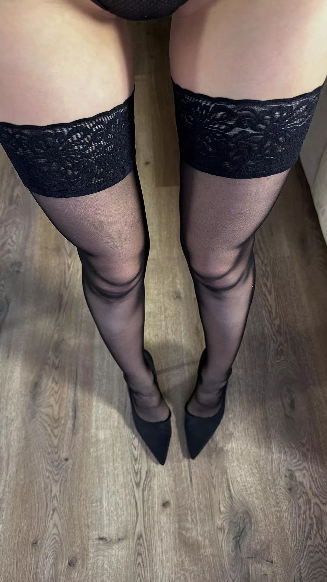 There is enough space for your dick in between