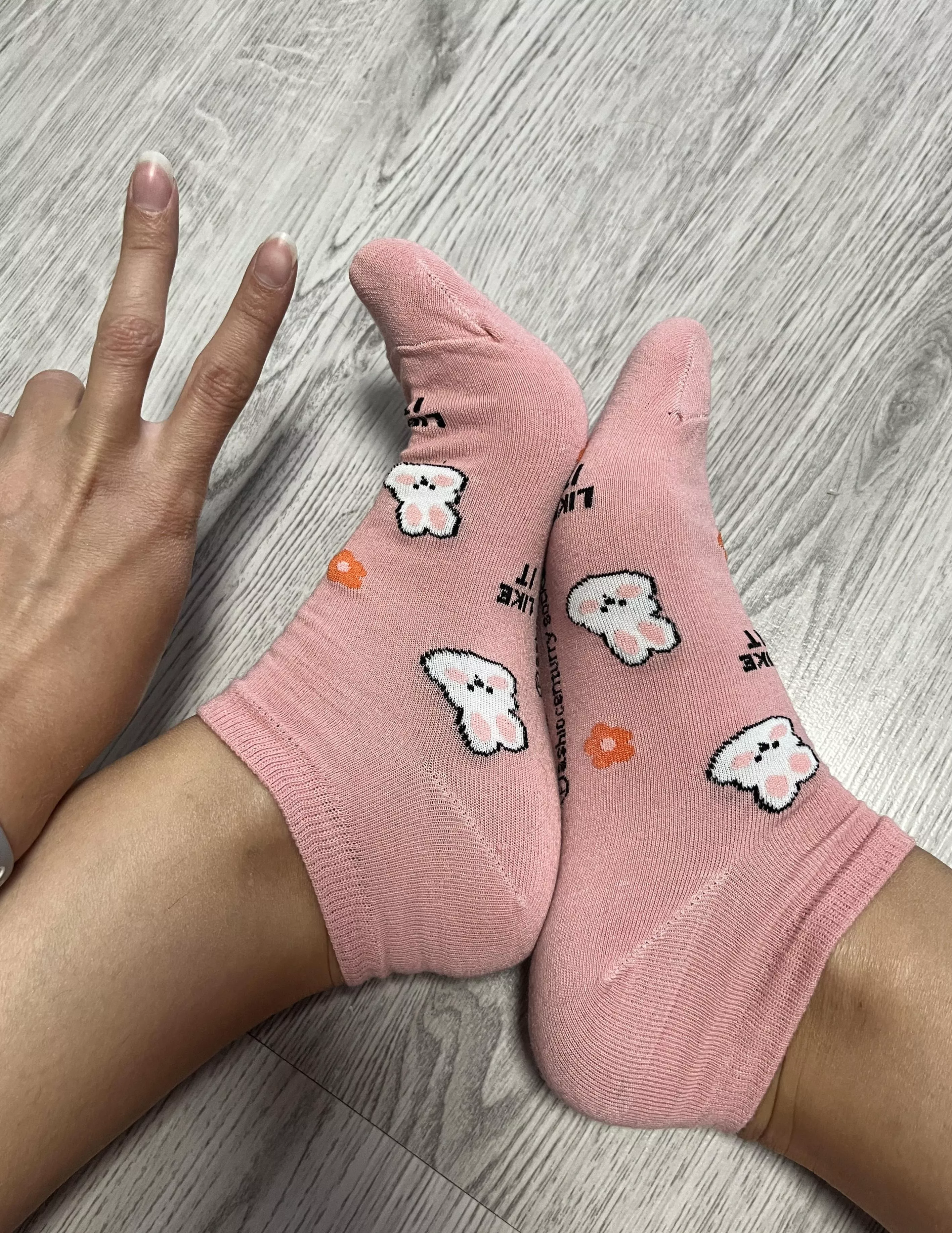 these little socks get so sweaty