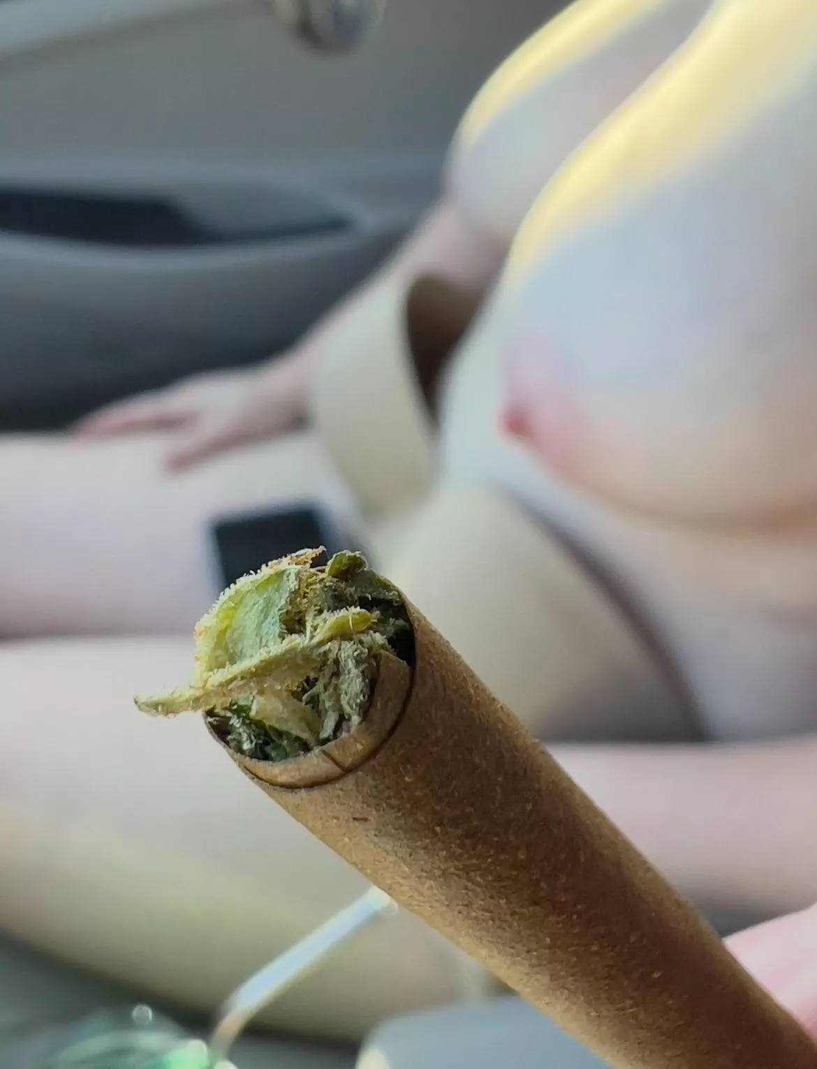 Titties and a blunt, a perfect Sunday 