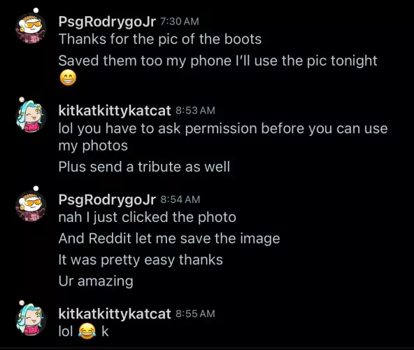 U/PsgRodrygoJr - time waster & scammer, only after free content. Blocks me after saving my photo without consent 