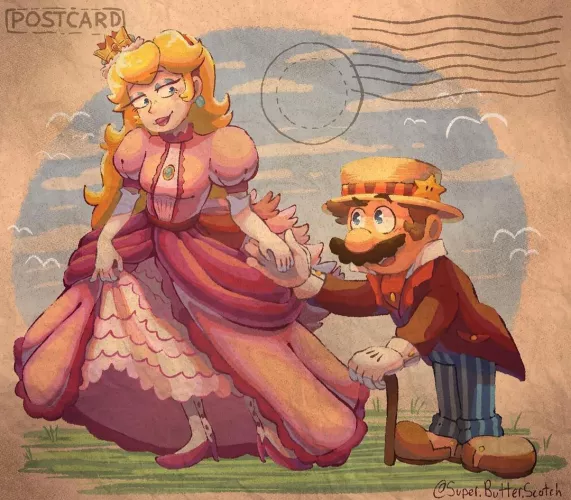 Vintage Postcard mareach (superbutterscotch)