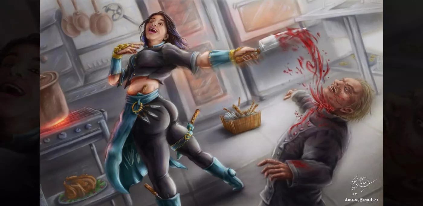 Vivi, Dark Cook by Diogo Roesberg