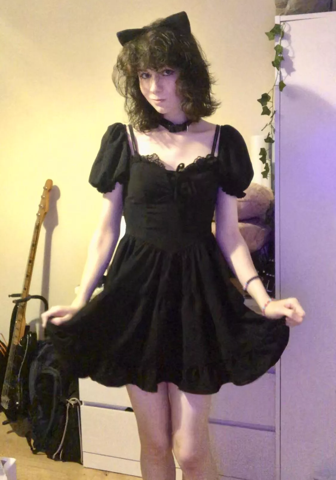 Wanna lift up this puppy’s dress? 