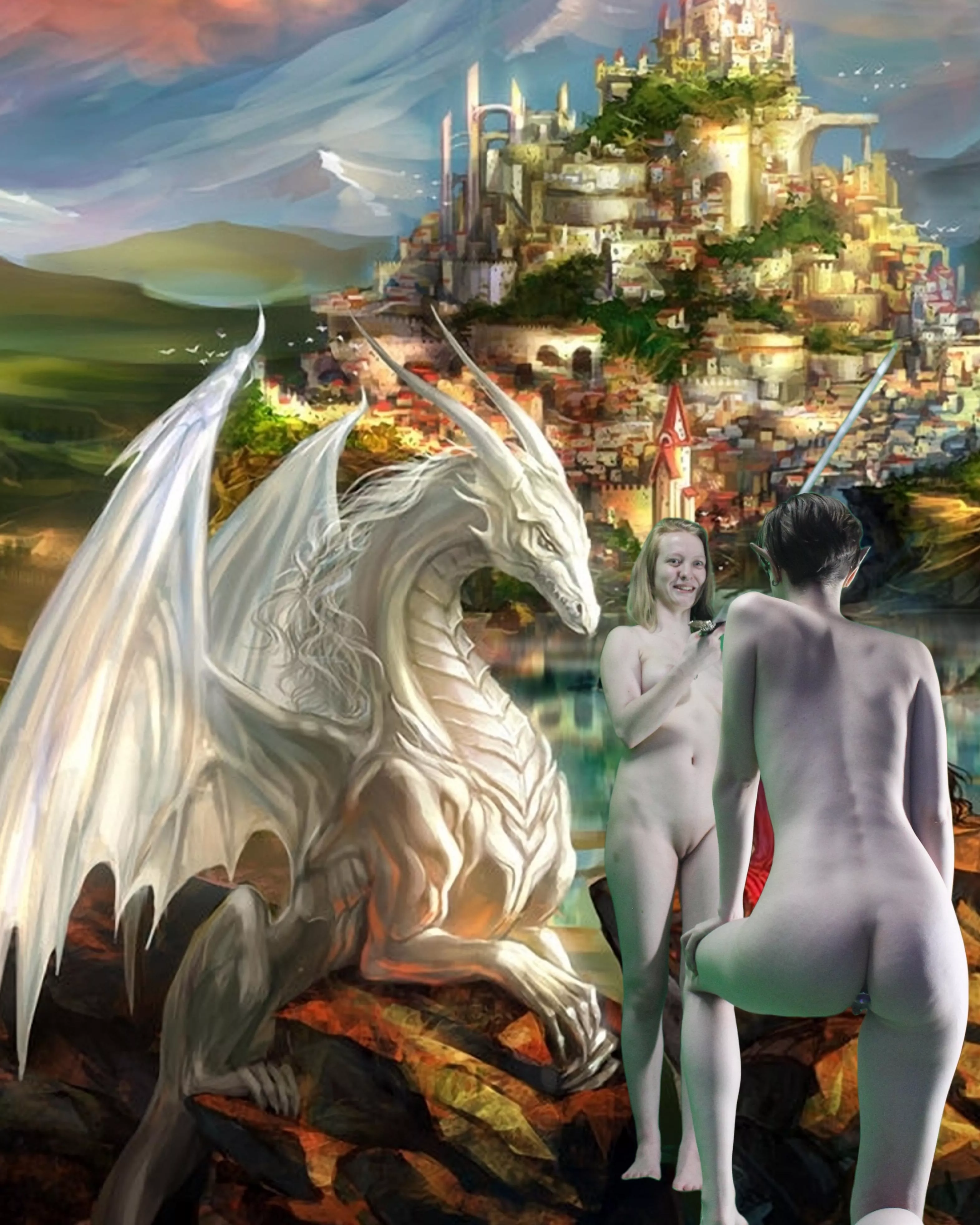 We are definitly members of the Nudist Elf Clan 