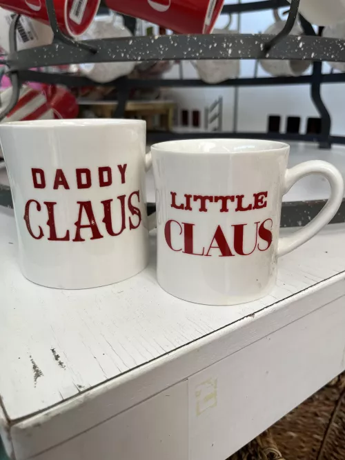 Went looking for a Christmas tree - found kinky Christmas mugs 