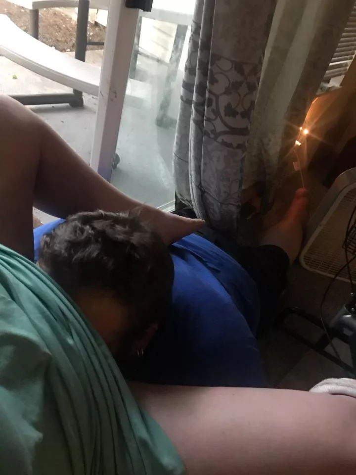 When she likes to play by the backdoor hoping neighbors will see (Frederickson)