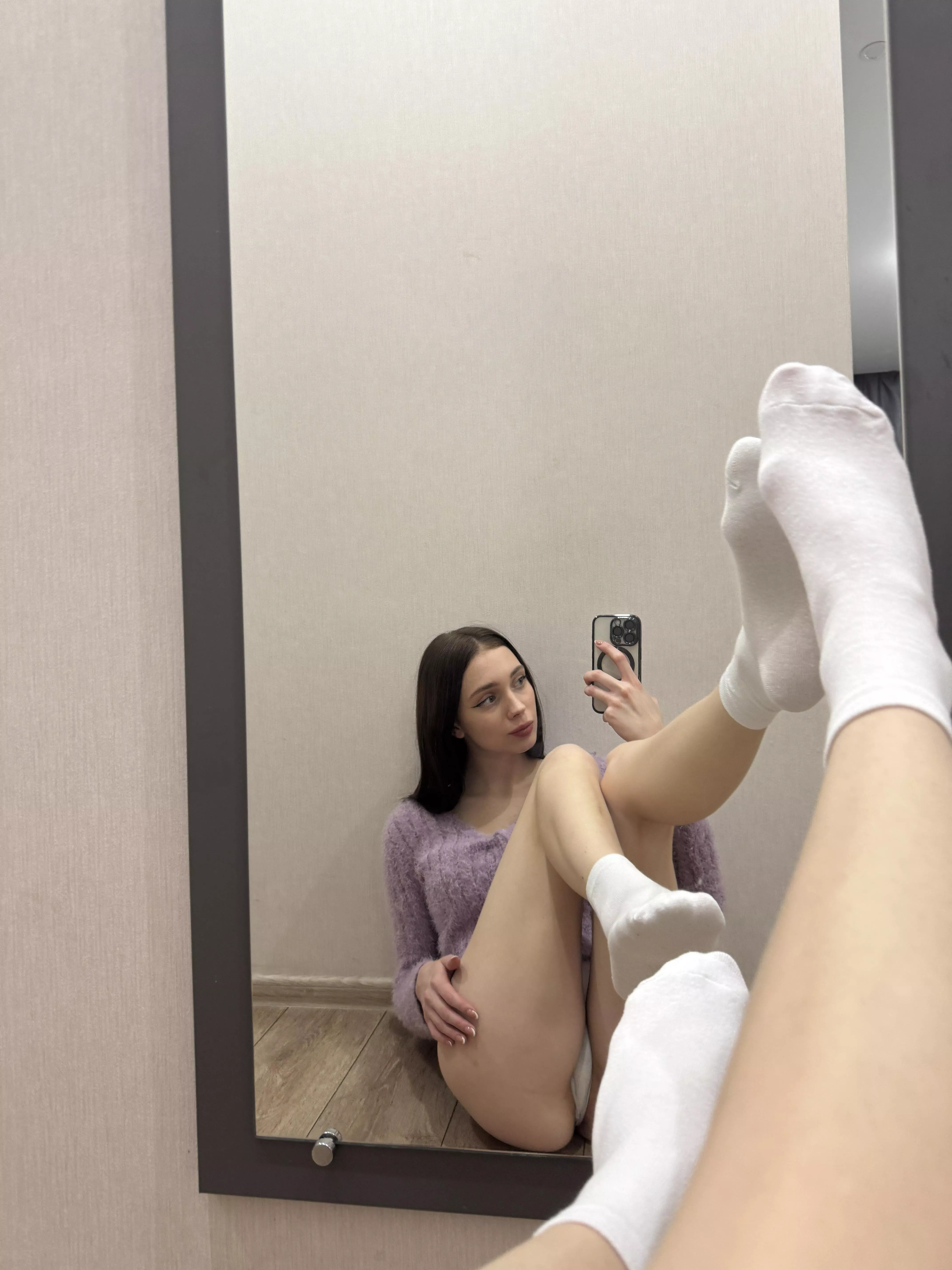 White socks are my favorite 