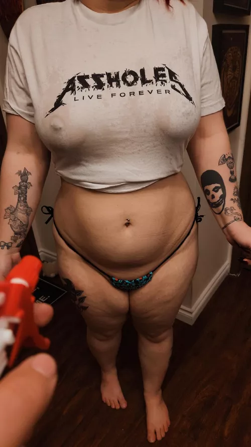 Why i cant wear white around him 🖤