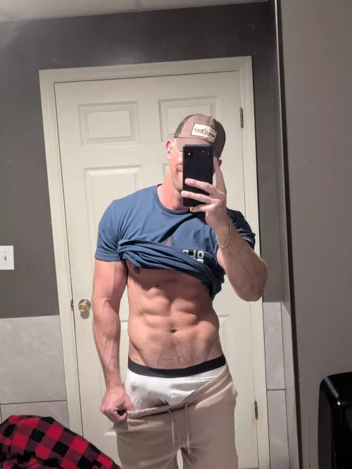 Working out just makes me hard