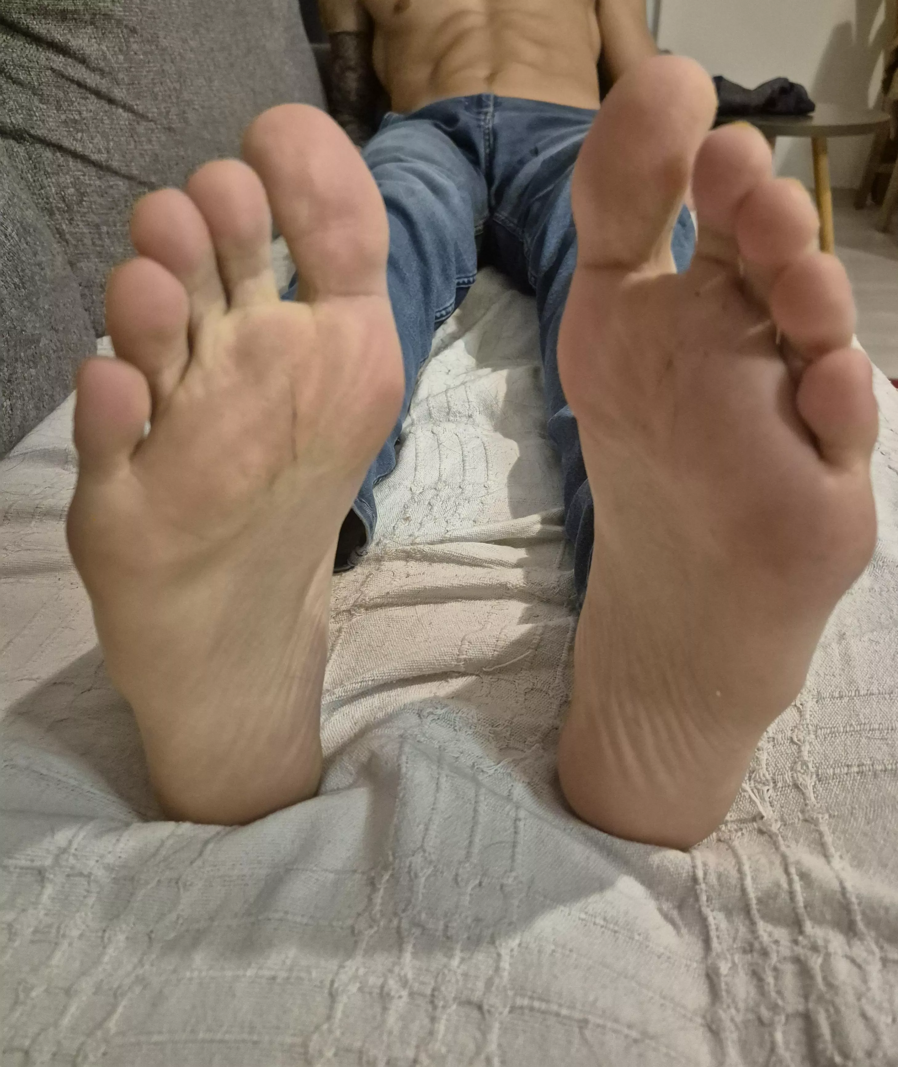 Would you lick or suck my sweaty feet after gym