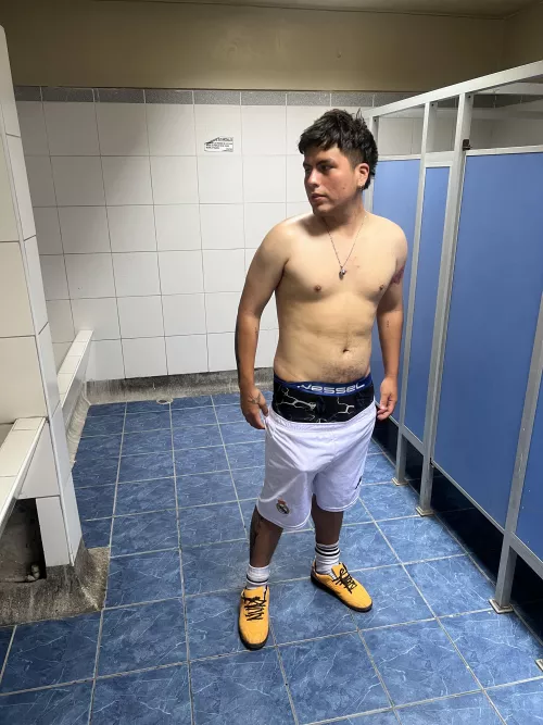 Would you like to lick and suck these sweaty nipples?