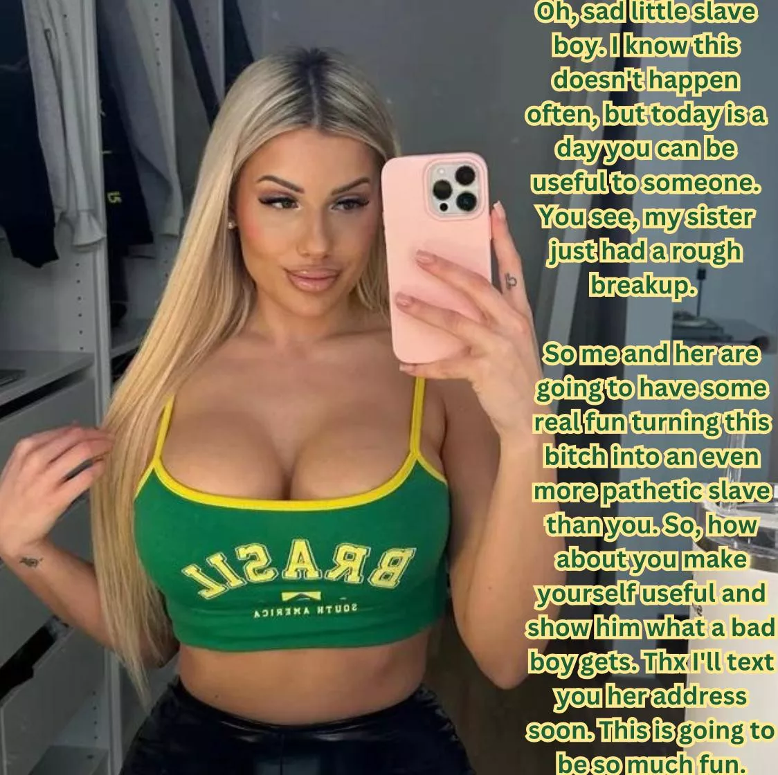 You can be a wonderful example 