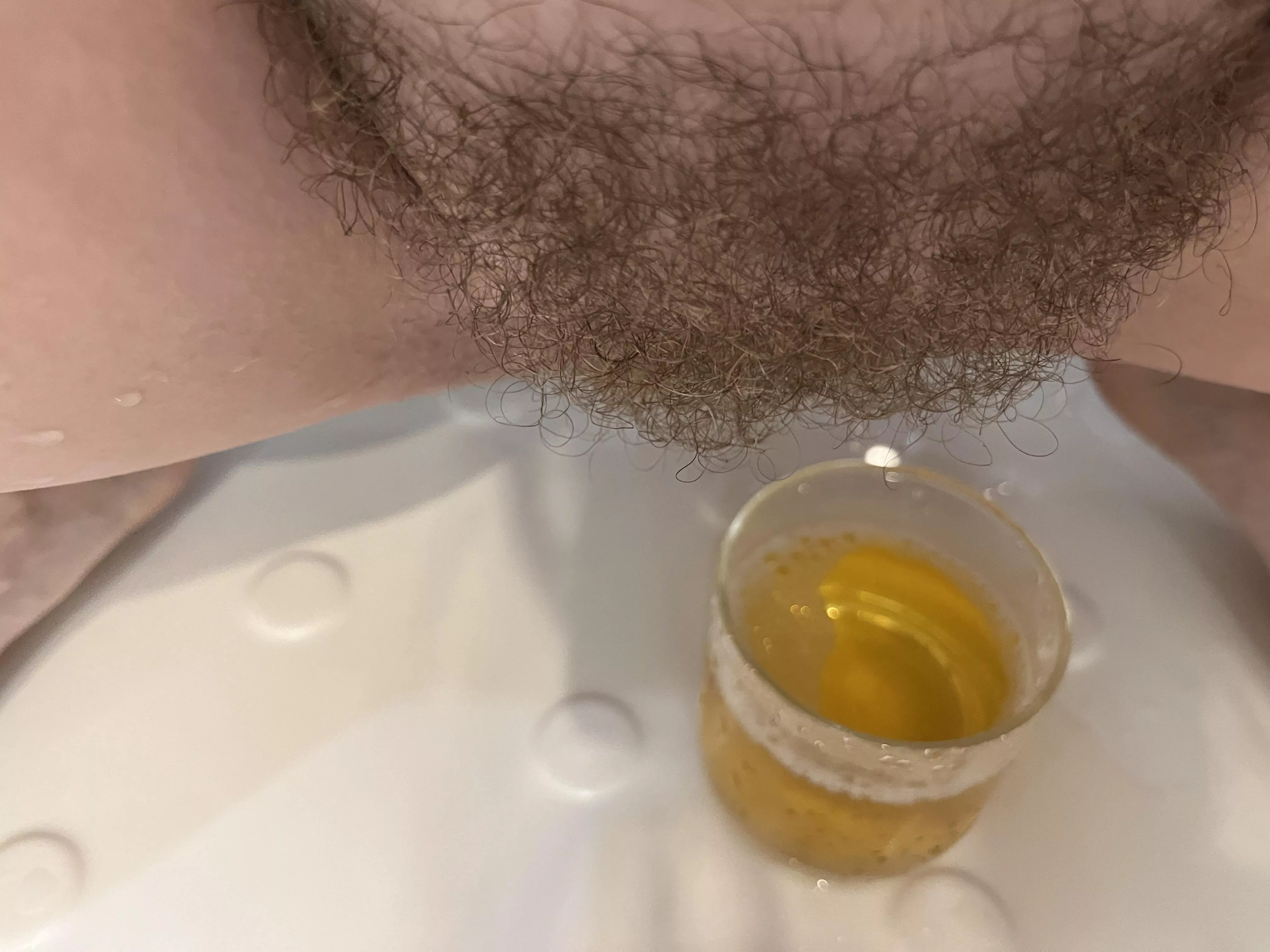 you like to taste some hairy pussy piss? 