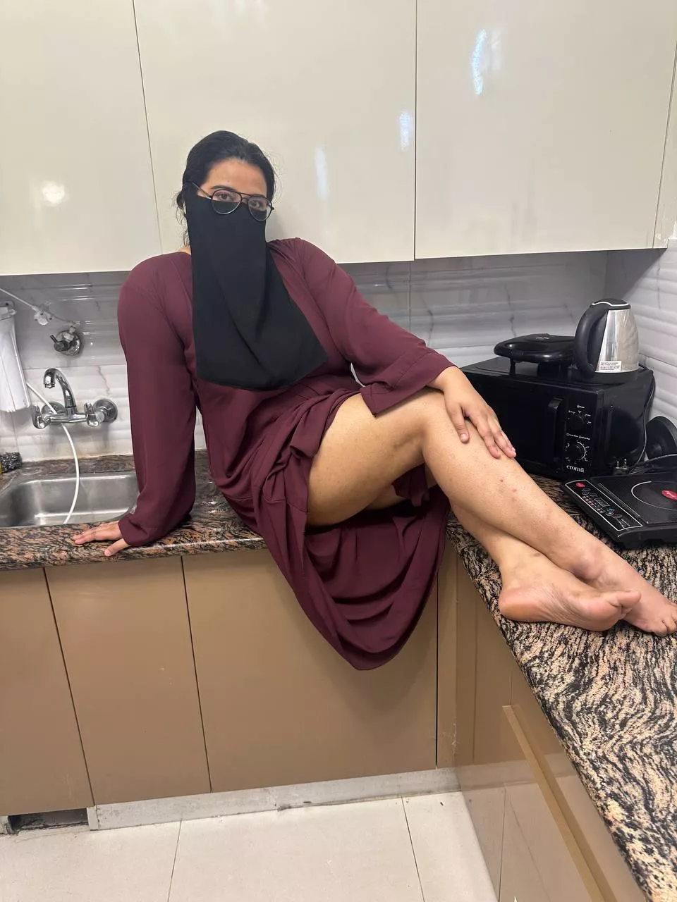 Your mommy is in kitchen where are you? 