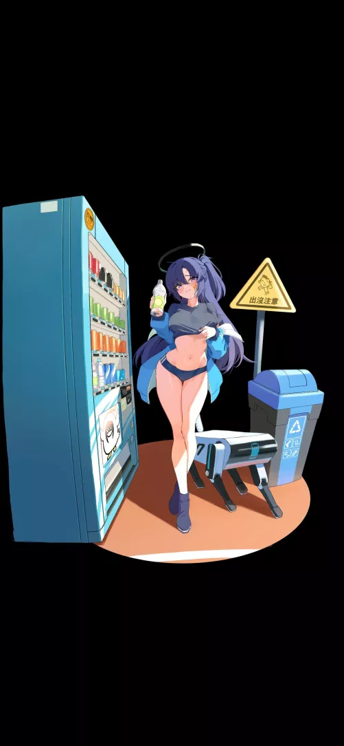 yuuka (blue archive) 1290x2796