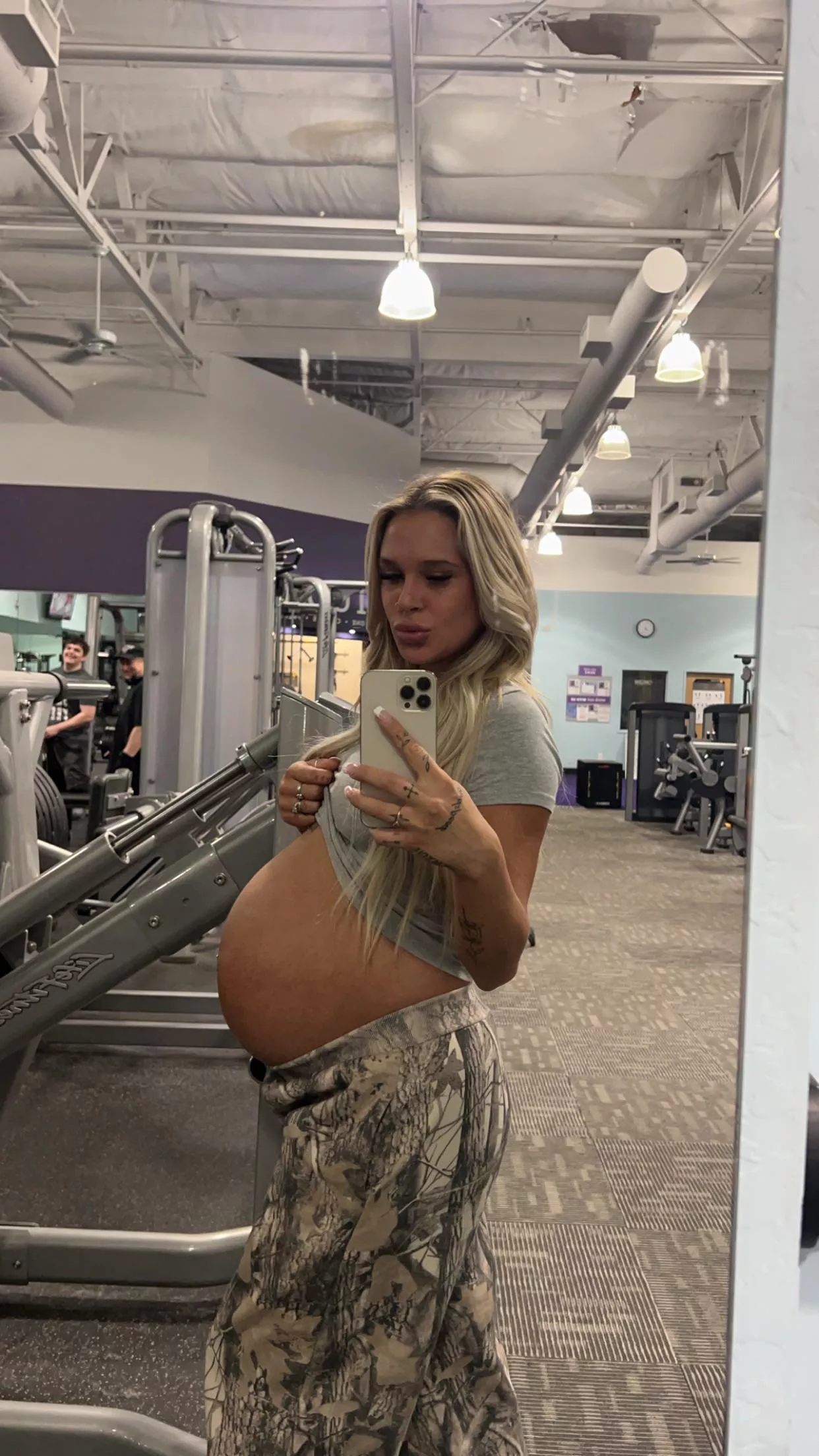 38 weeks at the gym 