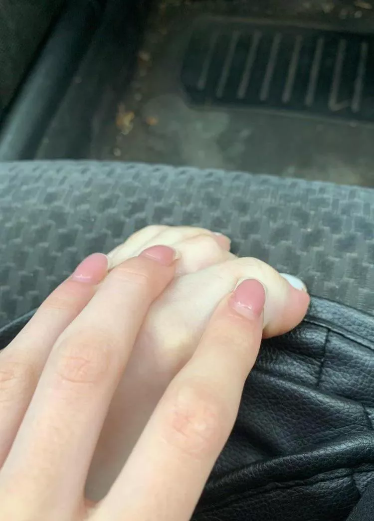 Barefoot a little chilly ❄️🤍