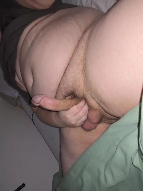 Chubby man with a little bit extra 