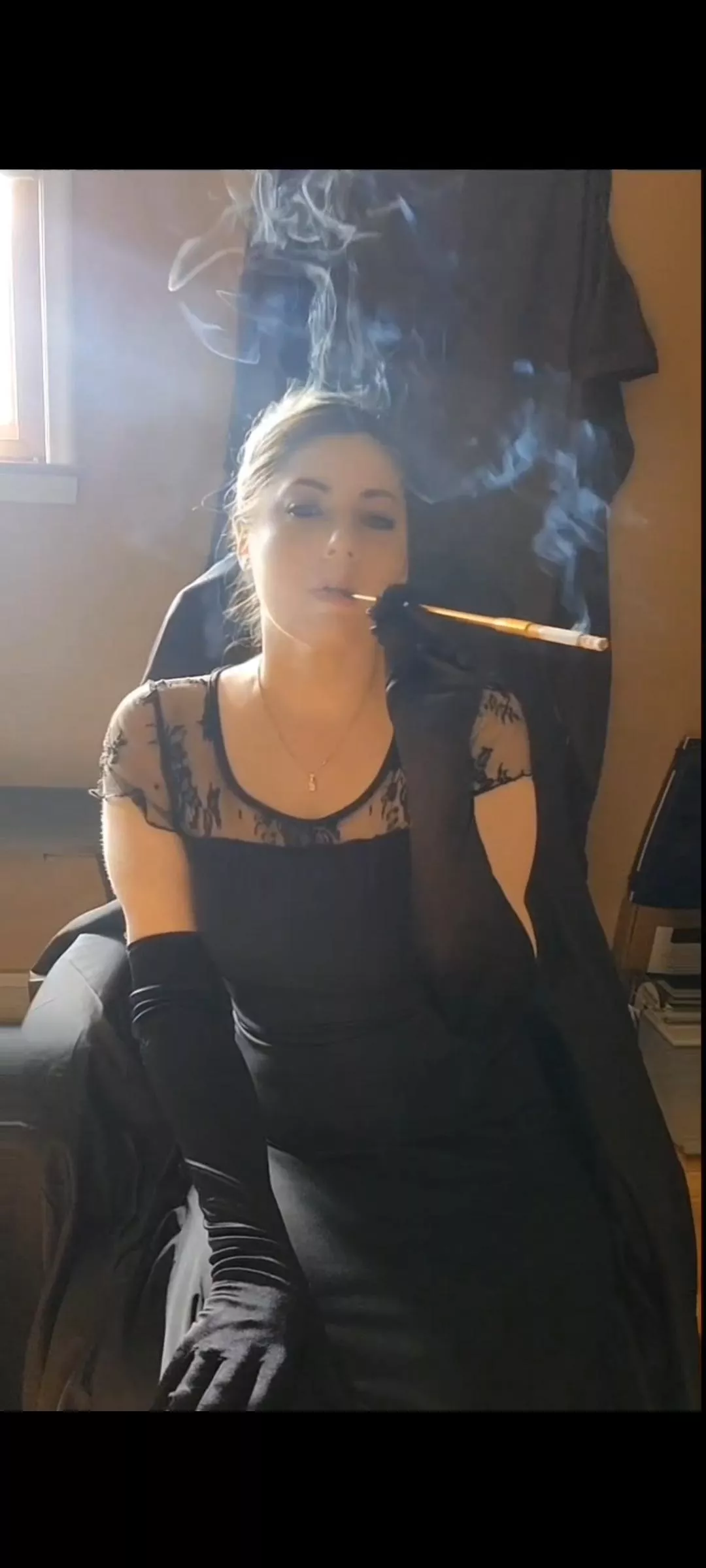 Have a cigarette with me. 