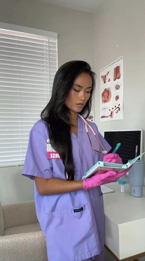 I am perfect to become your Nurse 👩‍⚕️😘