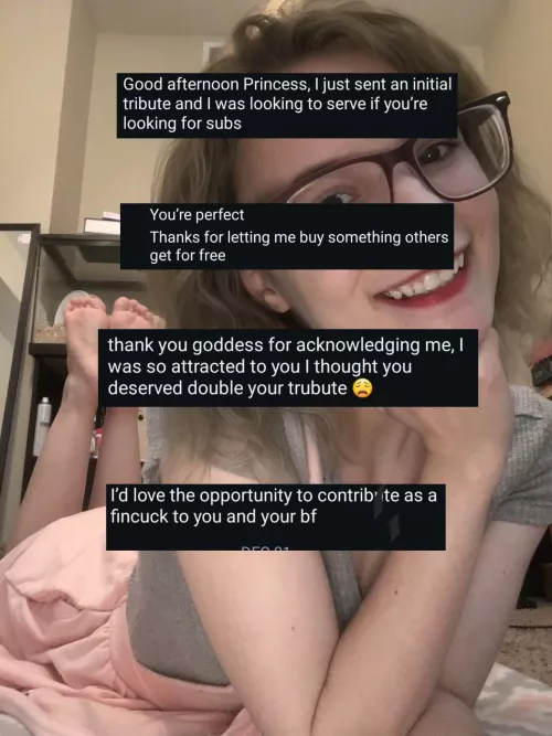 I'm doing you a favor by taking your money. You should thank me 😊