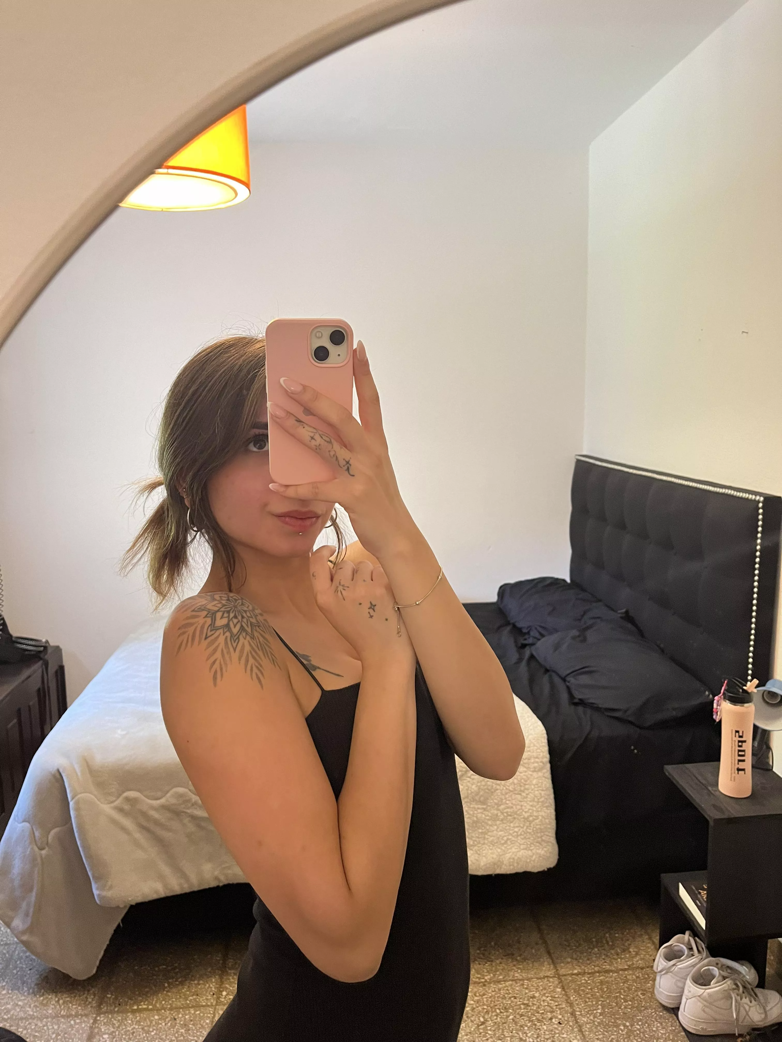 Make her laugh, then make her moan.