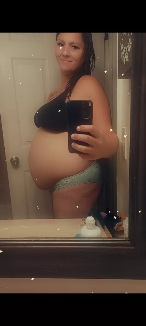 Preggo & Horny As Fuck This Morning... Ask Me For Menu & Help Me Cum Baby 💋