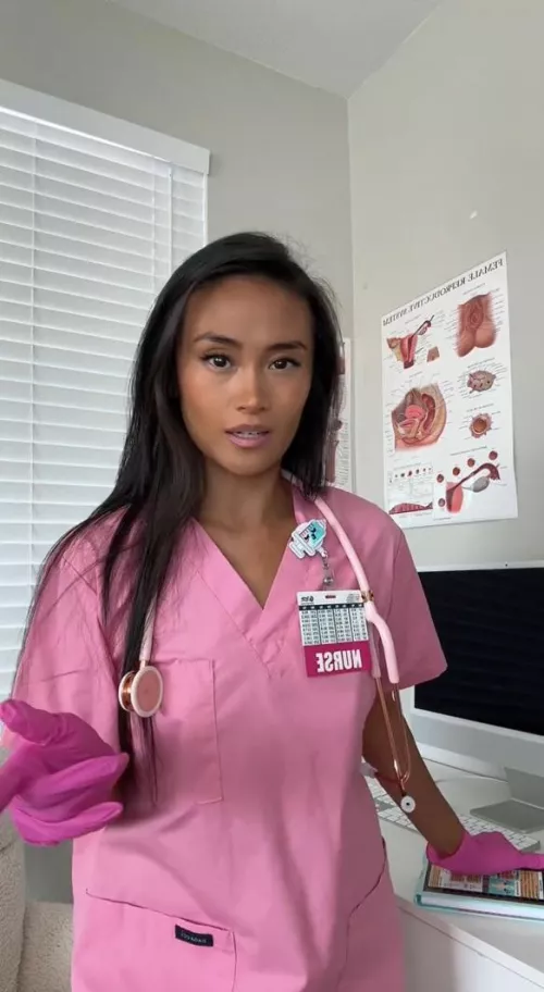 Prescription: one dose of this naughty nurse