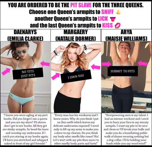 Serve Your Queens: Emilia Clarke, Natalie Dormer, Maisie Williams