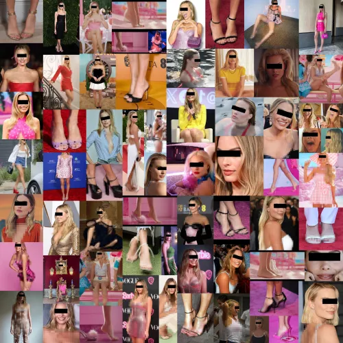 someone requested a censored collage of Ms. Robbie