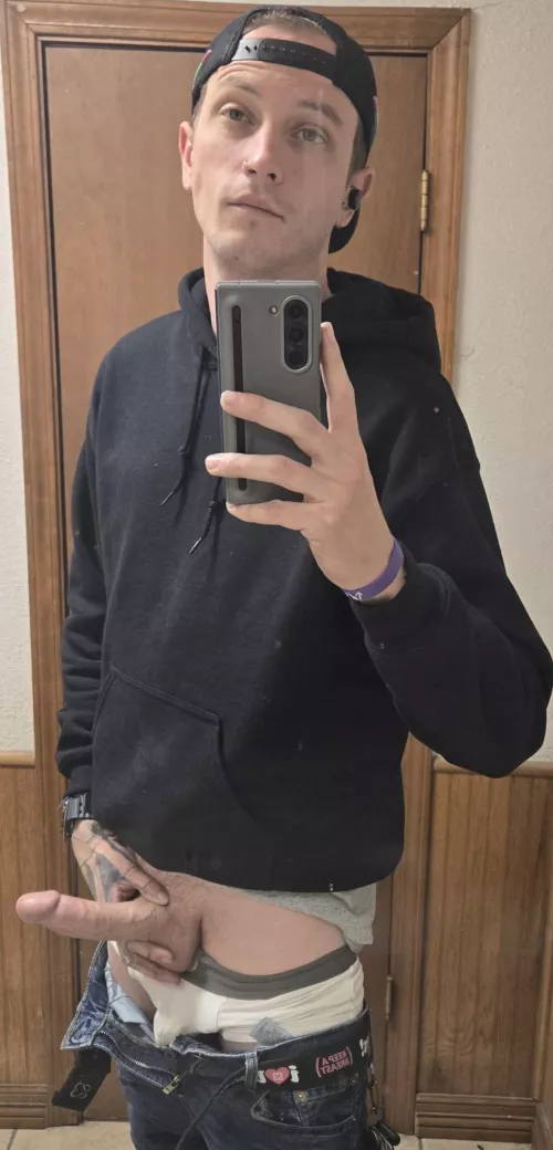 Swallow me in the bathroom ;)