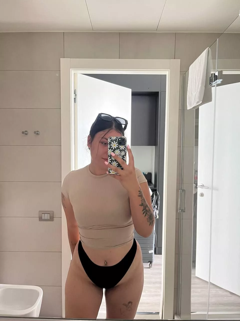 Teasing you with my teen body, is it working?