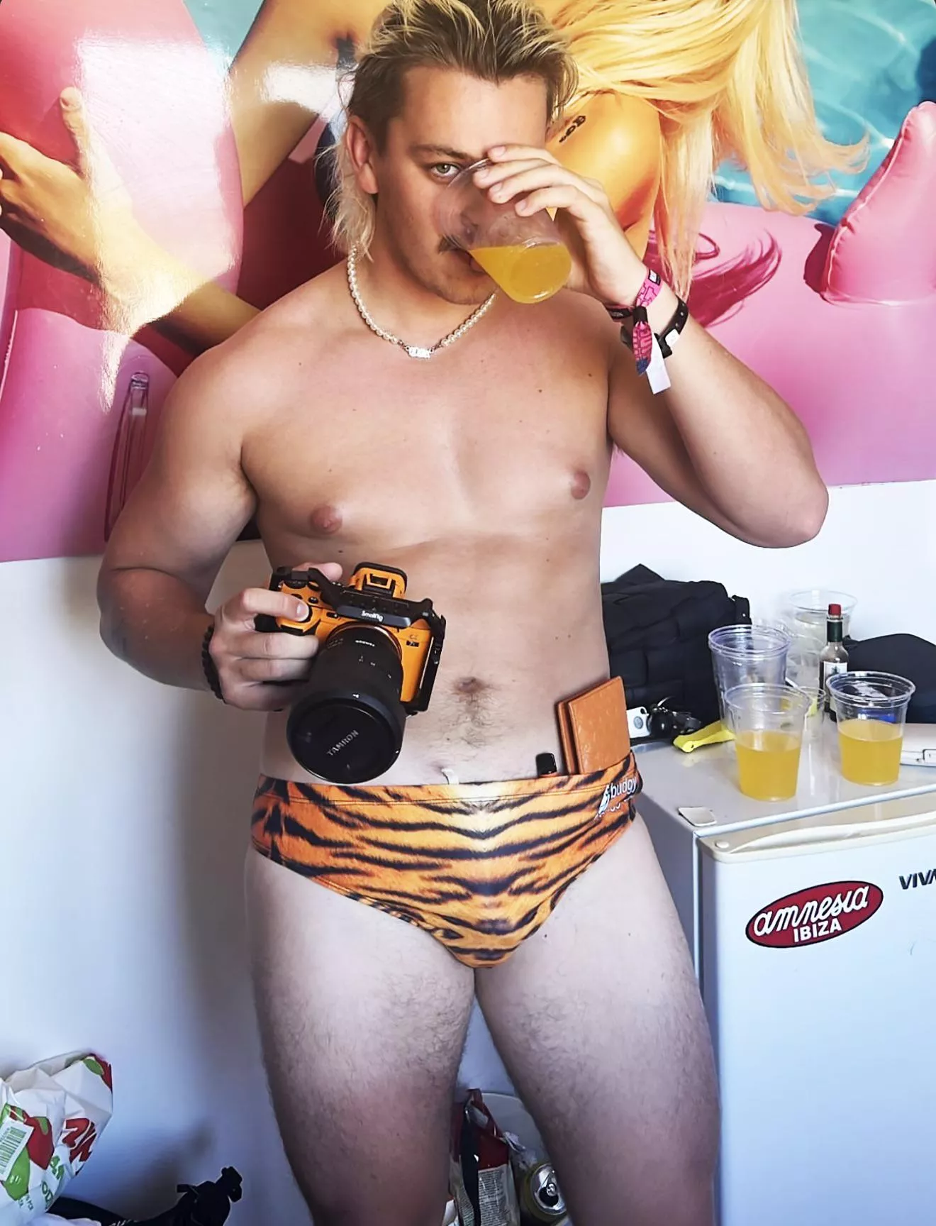 The old man savored every inch of Lachy's body, tracing his fingers over his pecs, feeling the raw strength beneath the skin. His mind raced, relishing in each sculpted muscle, from biceps to hips. The thrill of power surged as he flexed, captivated by 