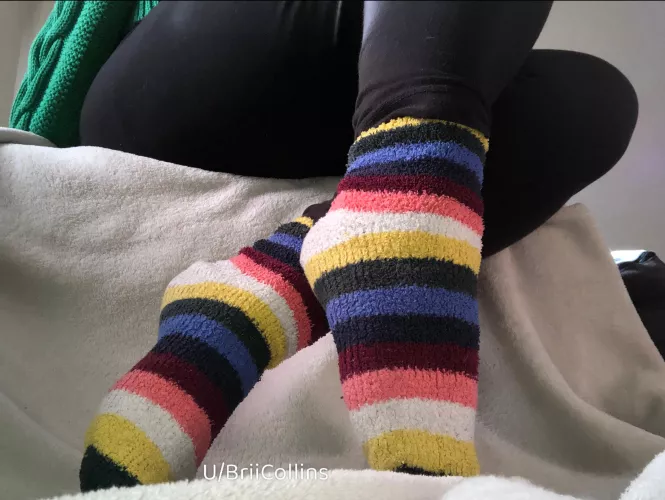 These fuzzy socks are sooo old. 🥲