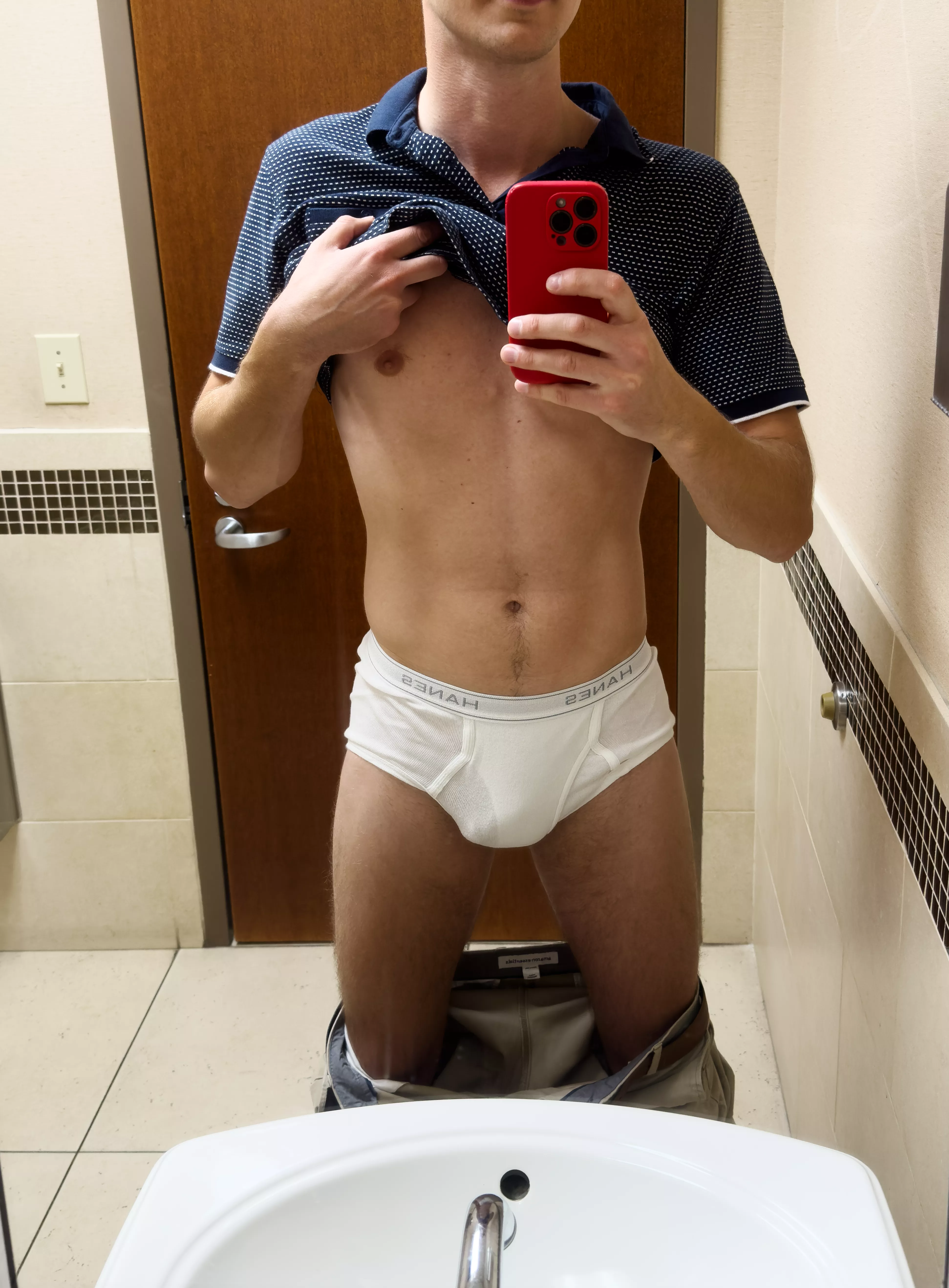 Turns out tighty whities aren't mandatory work attire at my company, which is a shame cause I thought I was batting 1000