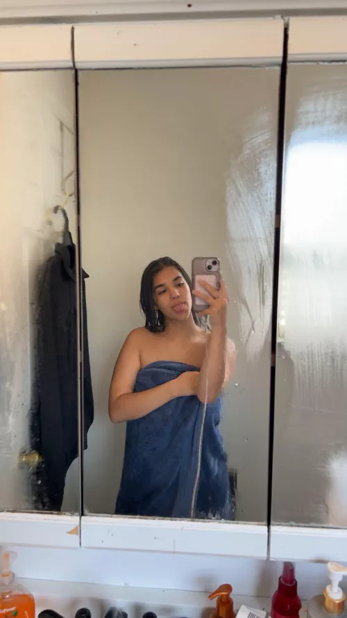 18 and fresh out of the shower