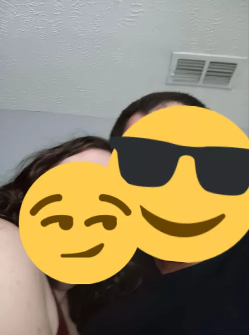 26f/42m BBW couple looking for submissive, shy, curious, 18-21m to watch and join us