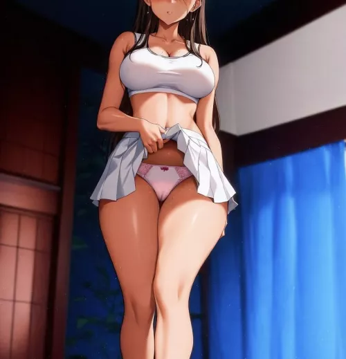 2DFD My cameltoe is enough to trigger you~  It makes ur shrimp hard and u already imagining licking it but a pig like u will never taste it or even touch it, that’s why the best u can do is worship me as your queen 😈💸