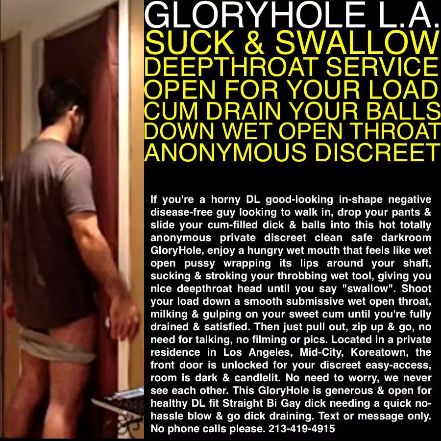 32 #LosAngeles - GloryHole Throat is Open for Service