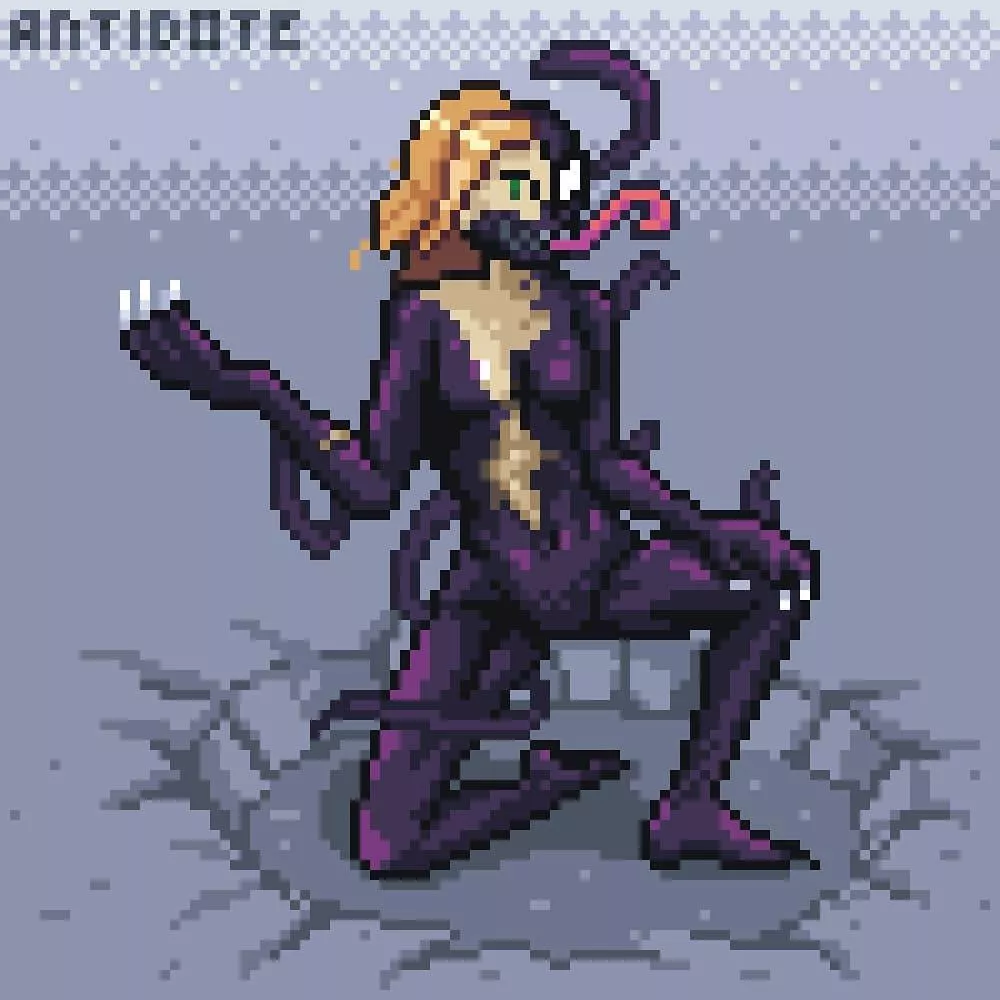 8Bit Female Venom by antidote_studios1