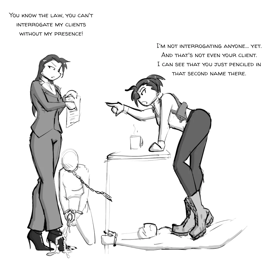 A professional discussion between best friends.