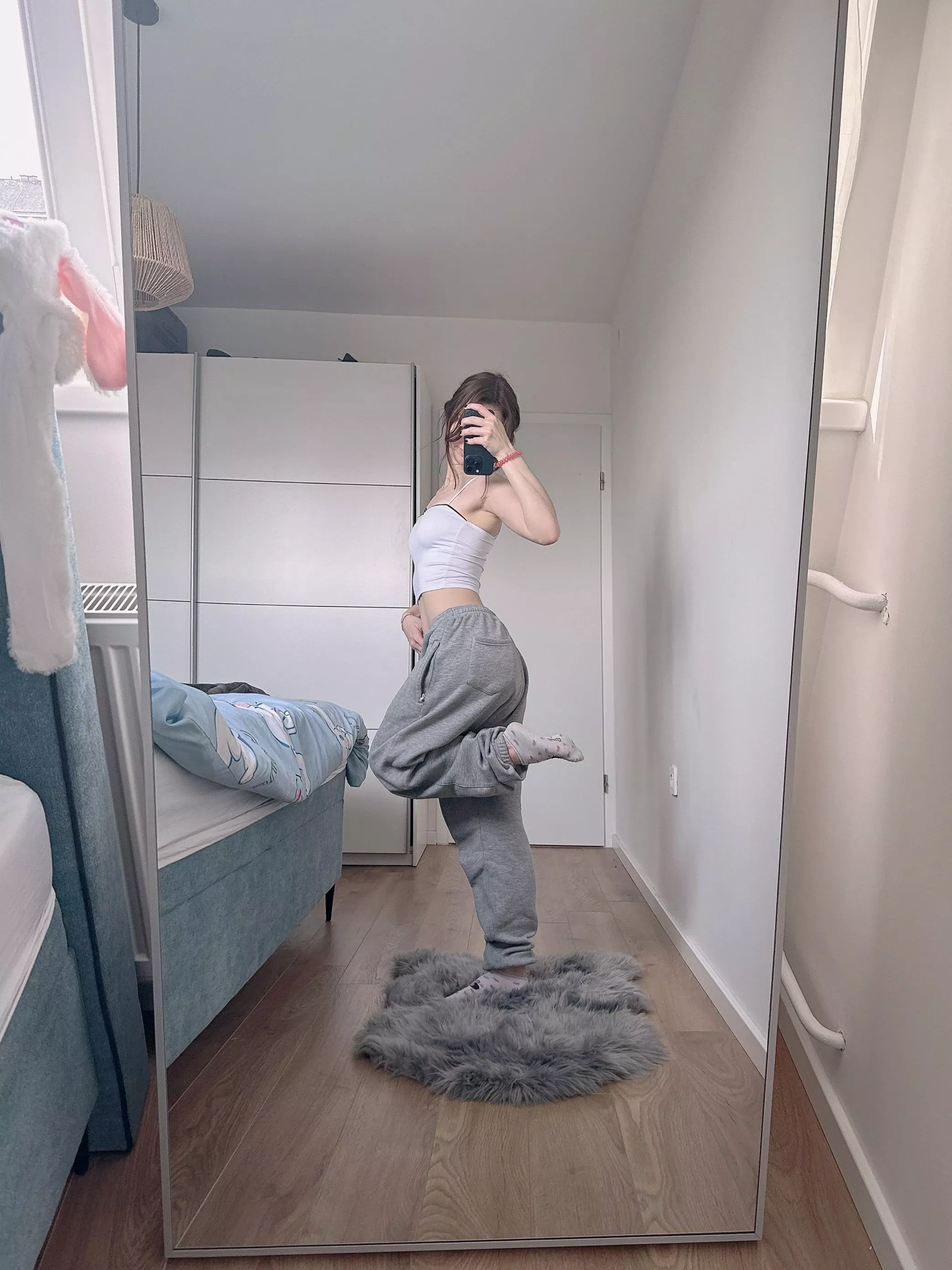 About to so some groceries and being sexy